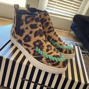 Crazy Train Leopard Booties
